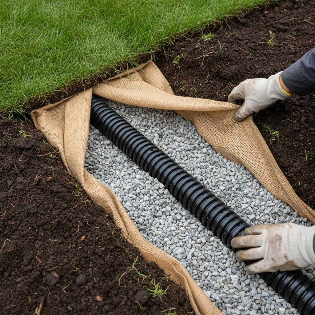vegetated drainage channel